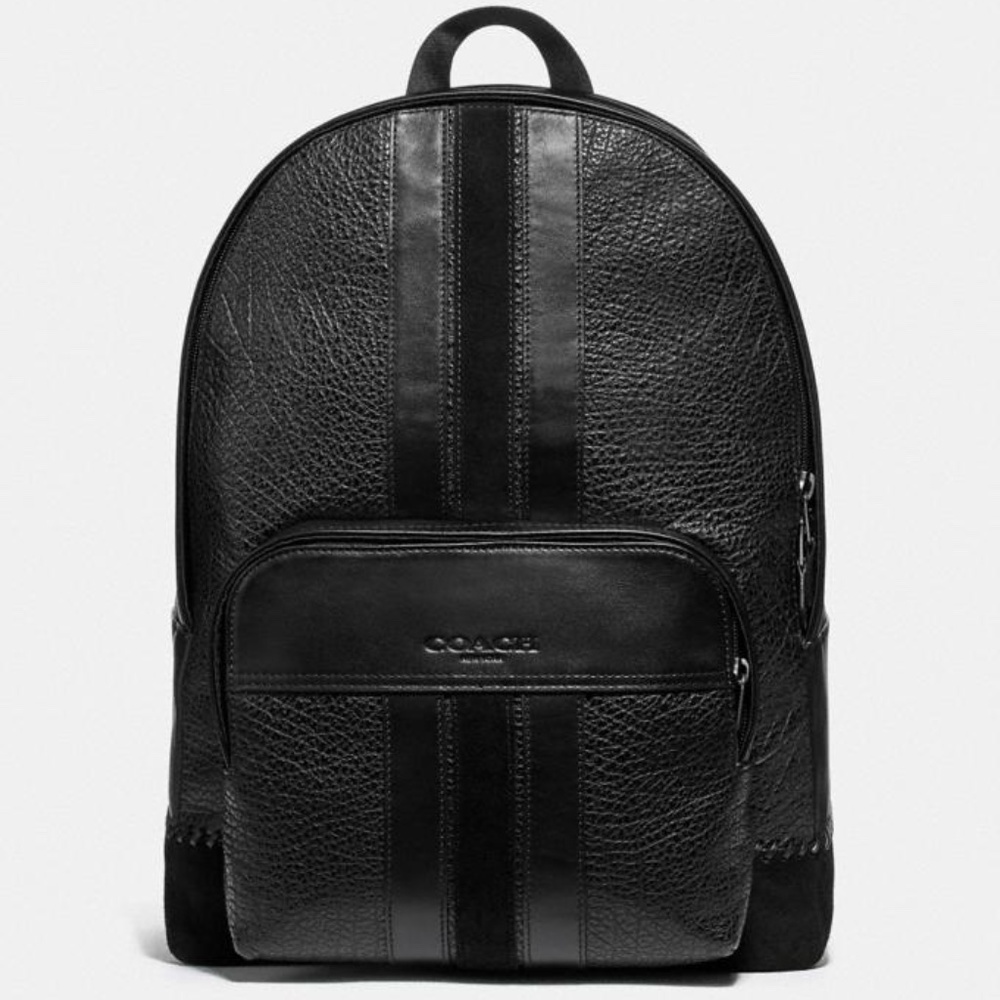 COACH | Black Leather Backpack NWT